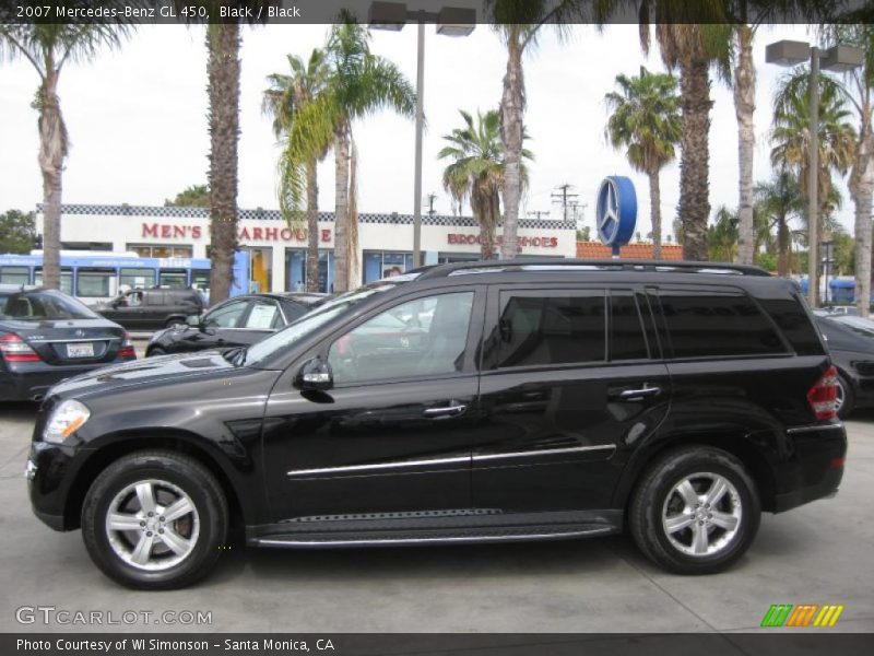 Black / Black 2007 Mercedes-Benz GL 450