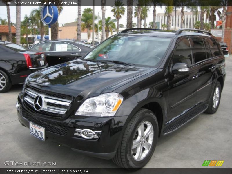 Black / Black 2007 Mercedes-Benz GL 450