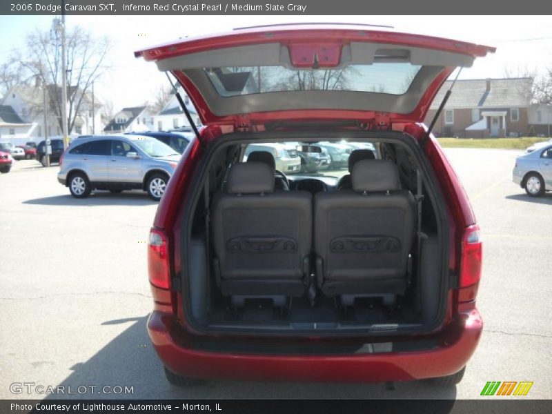 Inferno Red Crystal Pearl / Medium Slate Gray 2006 Dodge Caravan SXT