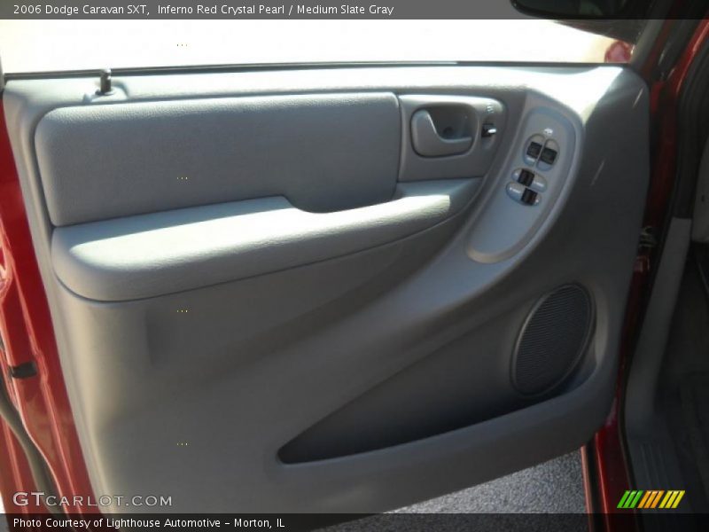Inferno Red Crystal Pearl / Medium Slate Gray 2006 Dodge Caravan SXT