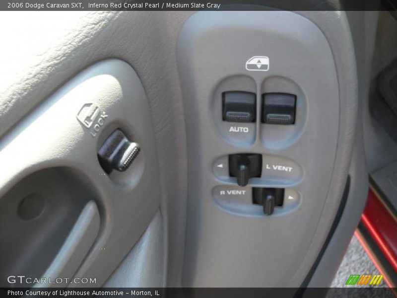 Inferno Red Crystal Pearl / Medium Slate Gray 2006 Dodge Caravan SXT