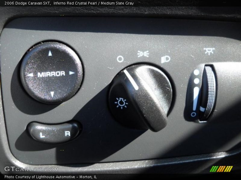 Inferno Red Crystal Pearl / Medium Slate Gray 2006 Dodge Caravan SXT