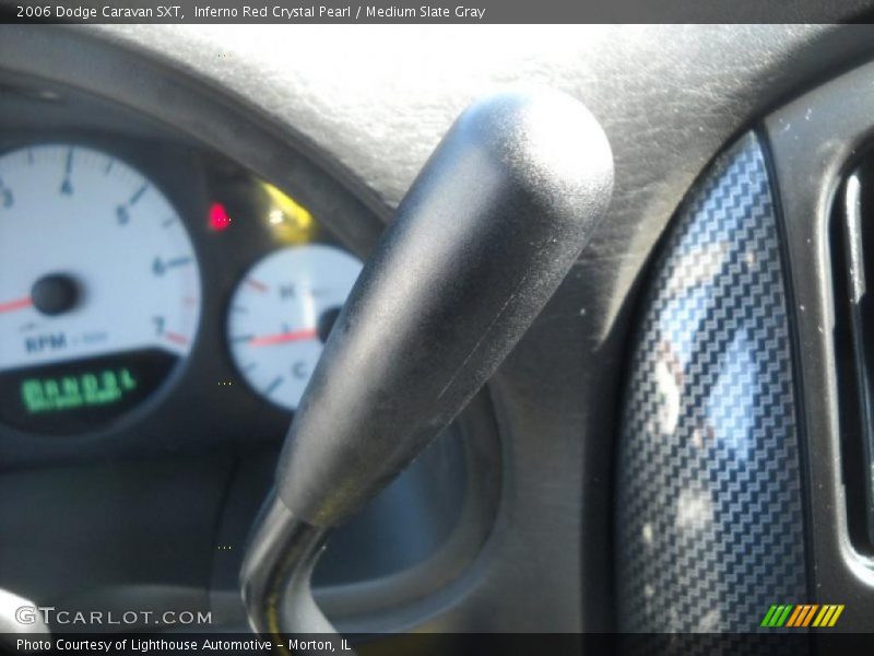 Inferno Red Crystal Pearl / Medium Slate Gray 2006 Dodge Caravan SXT