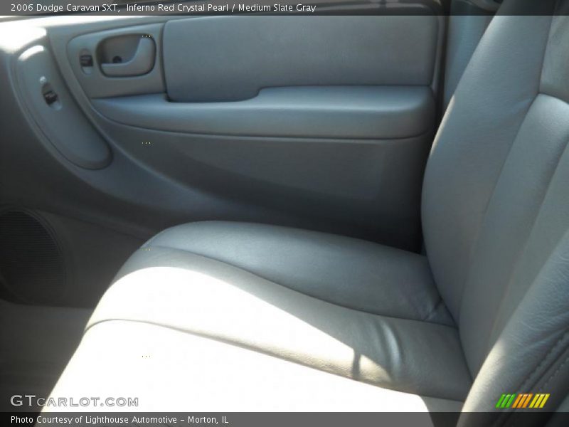 Inferno Red Crystal Pearl / Medium Slate Gray 2006 Dodge Caravan SXT