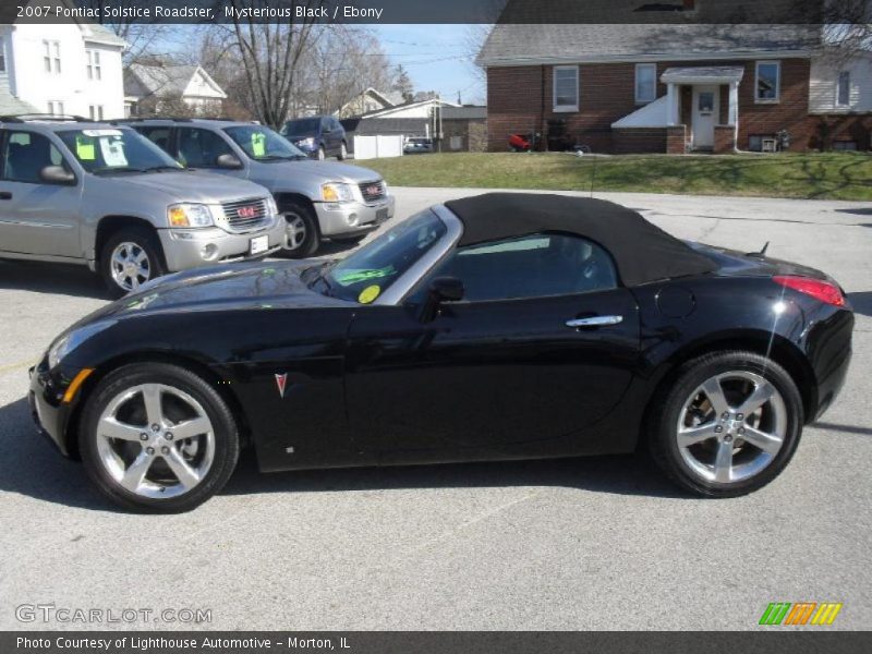 Mysterious Black / Ebony 2007 Pontiac Solstice Roadster