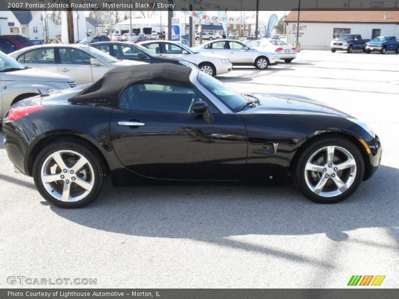 Mysterious Black / Ebony 2007 Pontiac Solstice Roadster
