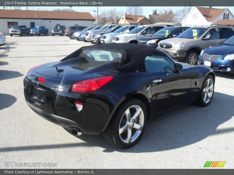 Mysterious Black / Ebony 2007 Pontiac Solstice Roadster