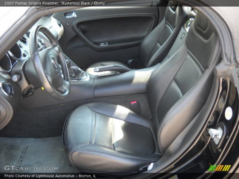 Mysterious Black / Ebony 2007 Pontiac Solstice Roadster