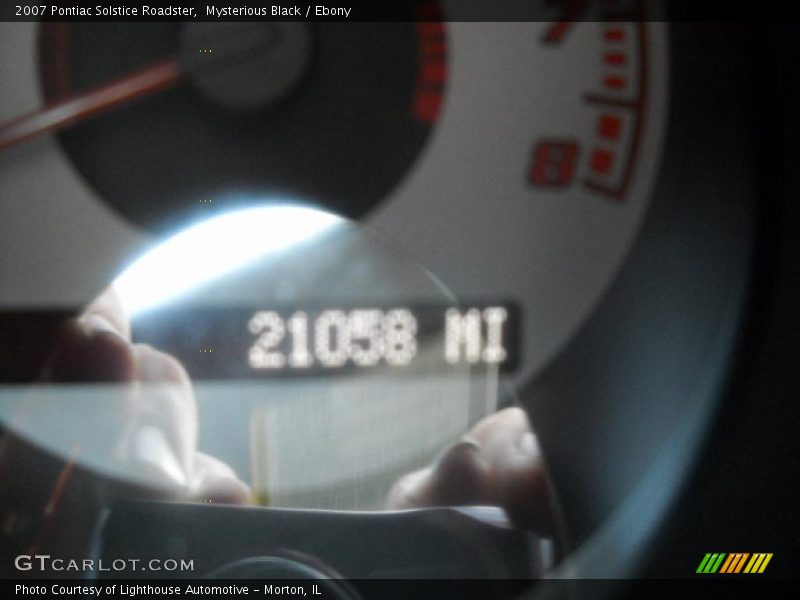 Mysterious Black / Ebony 2007 Pontiac Solstice Roadster