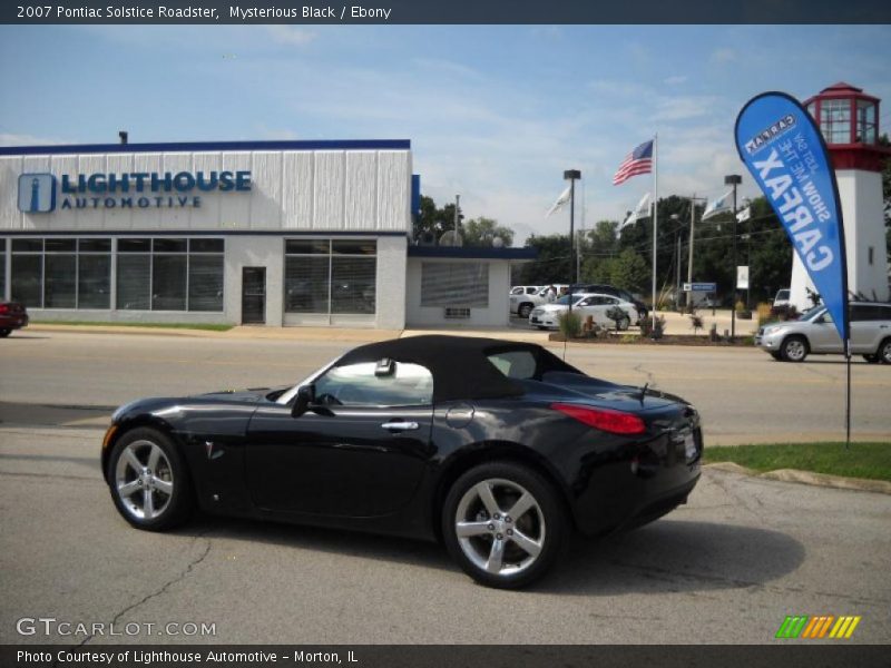 Mysterious Black / Ebony 2007 Pontiac Solstice Roadster