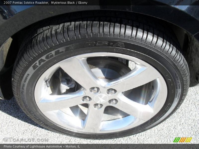Mysterious Black / Ebony 2007 Pontiac Solstice Roadster