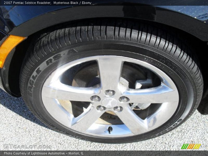 Mysterious Black / Ebony 2007 Pontiac Solstice Roadster