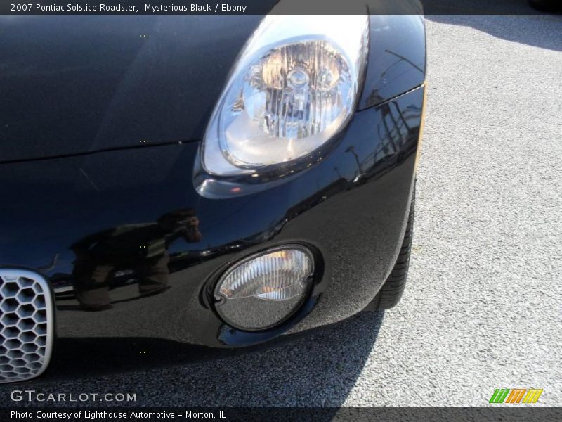 Mysterious Black / Ebony 2007 Pontiac Solstice Roadster