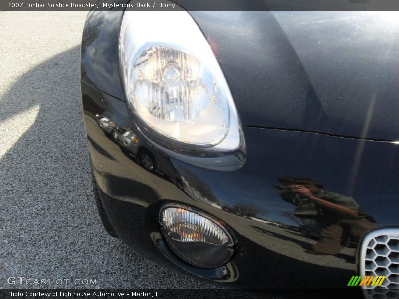 Mysterious Black / Ebony 2007 Pontiac Solstice Roadster