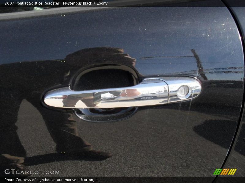 Mysterious Black / Ebony 2007 Pontiac Solstice Roadster