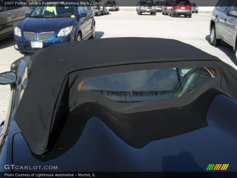 Mysterious Black / Ebony 2007 Pontiac Solstice Roadster