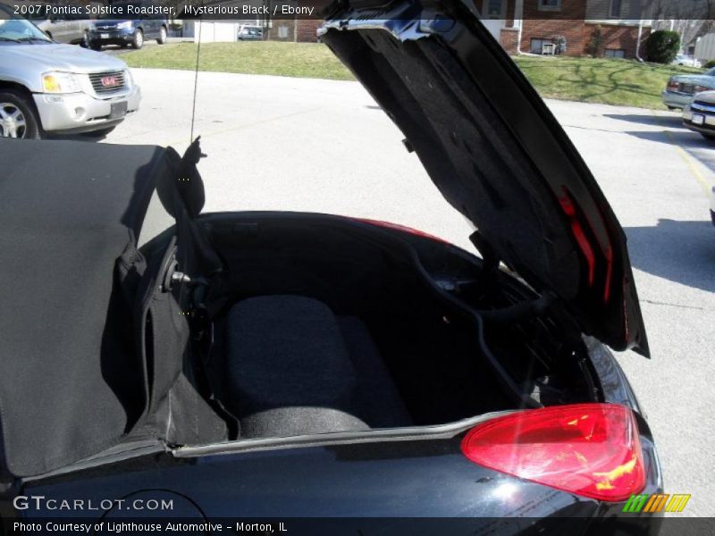 Mysterious Black / Ebony 2007 Pontiac Solstice Roadster