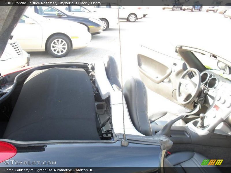Mysterious Black / Ebony 2007 Pontiac Solstice Roadster