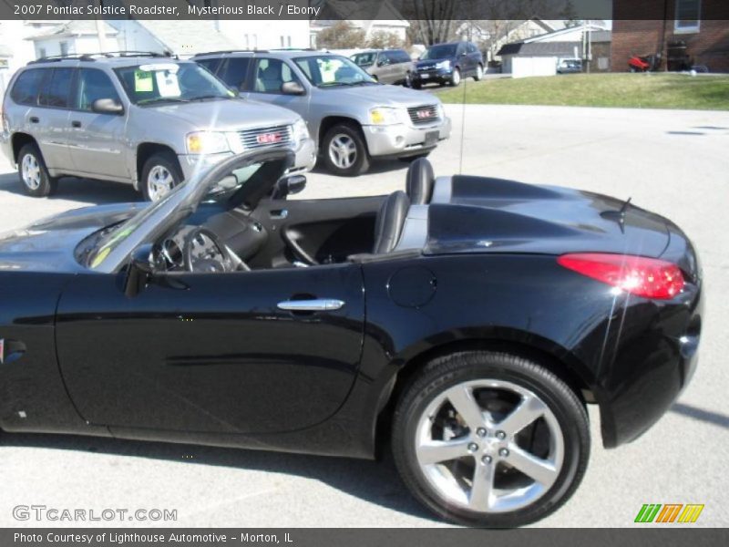 Mysterious Black / Ebony 2007 Pontiac Solstice Roadster