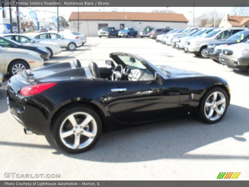 Mysterious Black / Ebony 2007 Pontiac Solstice Roadster