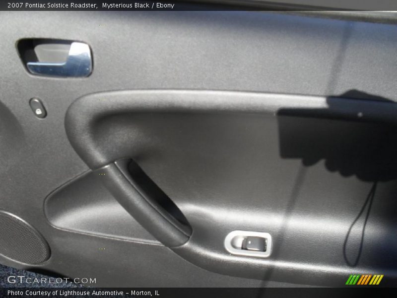 Mysterious Black / Ebony 2007 Pontiac Solstice Roadster