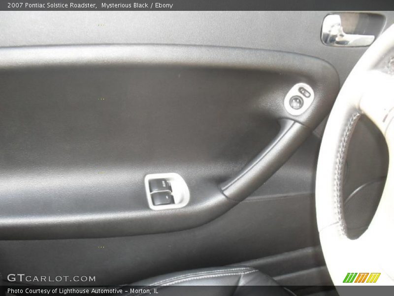 Mysterious Black / Ebony 2007 Pontiac Solstice Roadster