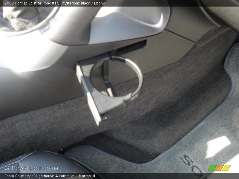 Mysterious Black / Ebony 2007 Pontiac Solstice Roadster