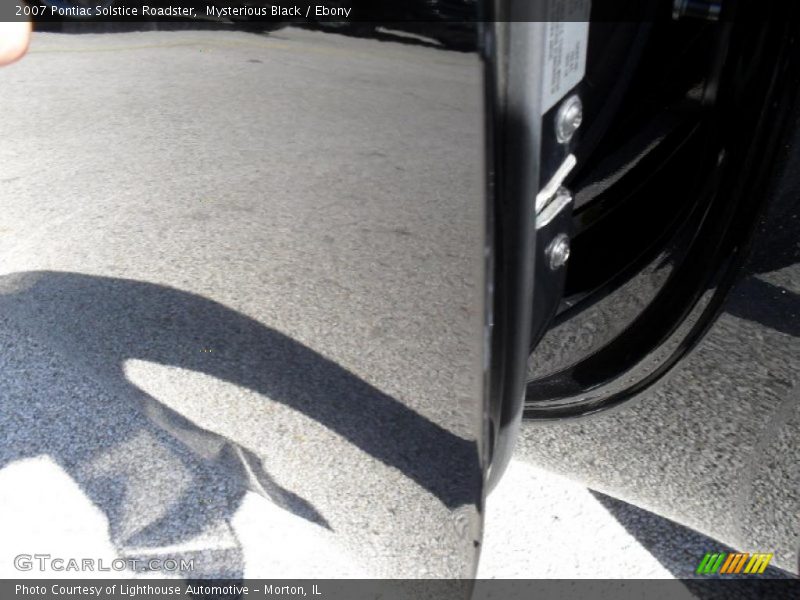 Mysterious Black / Ebony 2007 Pontiac Solstice Roadster