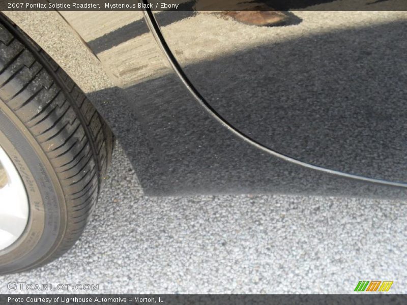 Mysterious Black / Ebony 2007 Pontiac Solstice Roadster