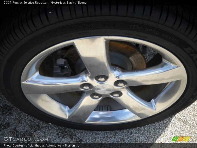 Mysterious Black / Ebony 2007 Pontiac Solstice Roadster