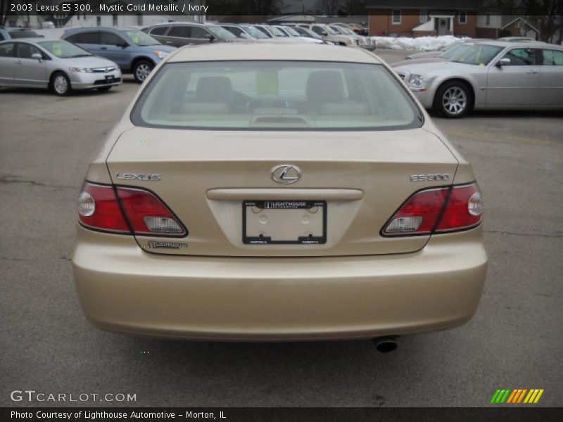 Mystic Gold Metallic / Ivory 2003 Lexus ES 300