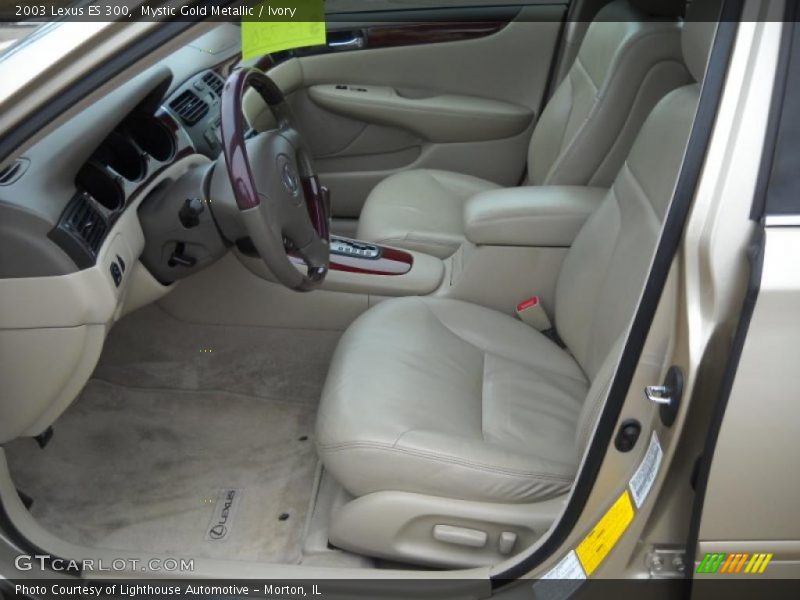 Mystic Gold Metallic / Ivory 2003 Lexus ES 300