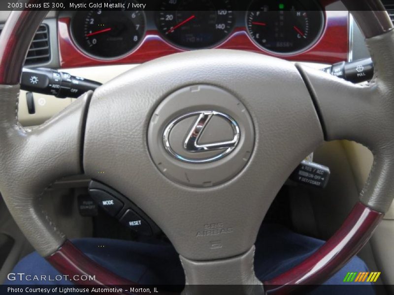 Mystic Gold Metallic / Ivory 2003 Lexus ES 300