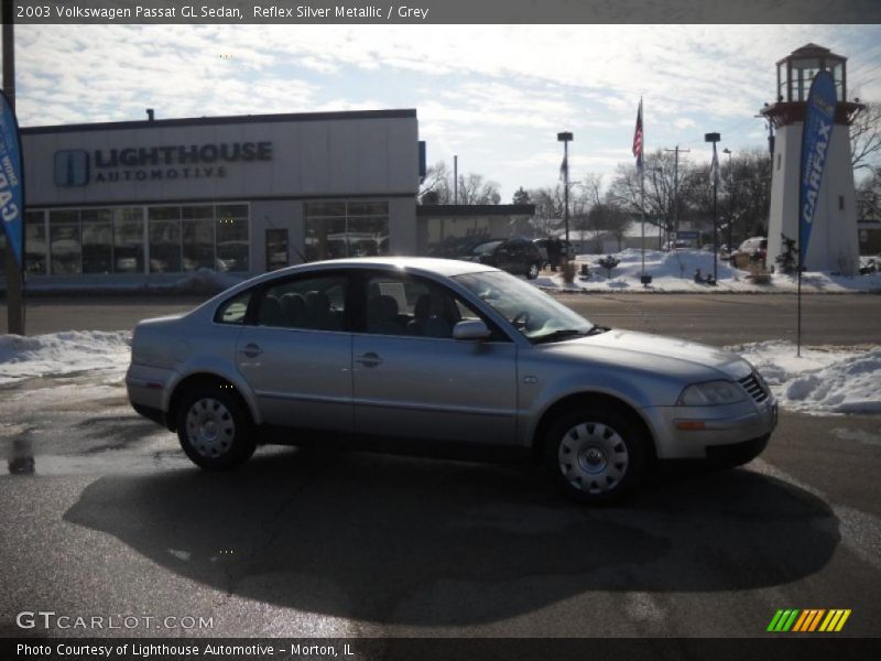 Reflex Silver Metallic / Grey 2003 Volkswagen Passat GL Sedan