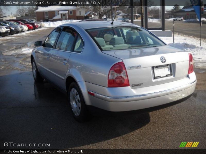 Reflex Silver Metallic / Grey 2003 Volkswagen Passat GL Sedan