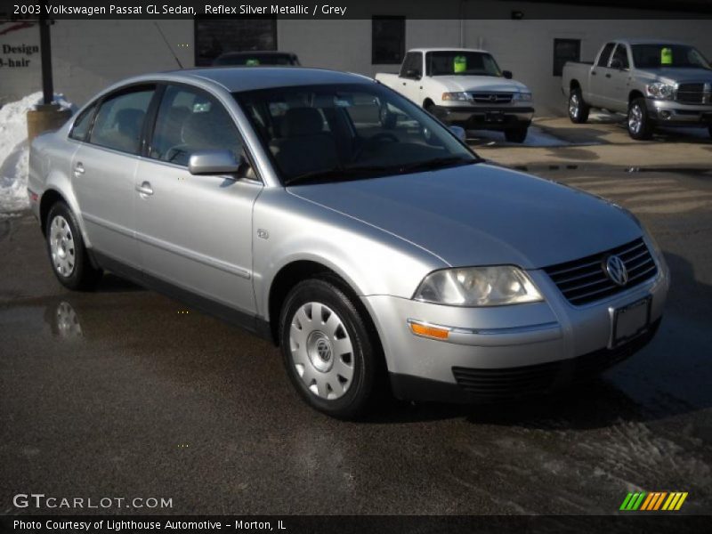 Reflex Silver Metallic / Grey 2003 Volkswagen Passat GL Sedan