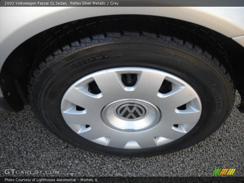 Reflex Silver Metallic / Grey 2003 Volkswagen Passat GL Sedan