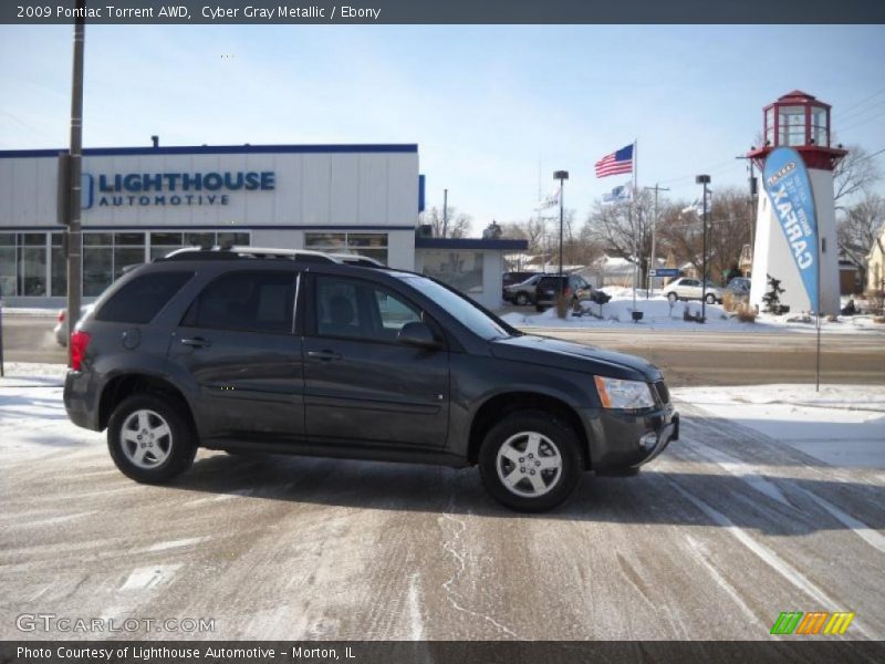 Cyber Gray Metallic / Ebony 2009 Pontiac Torrent AWD