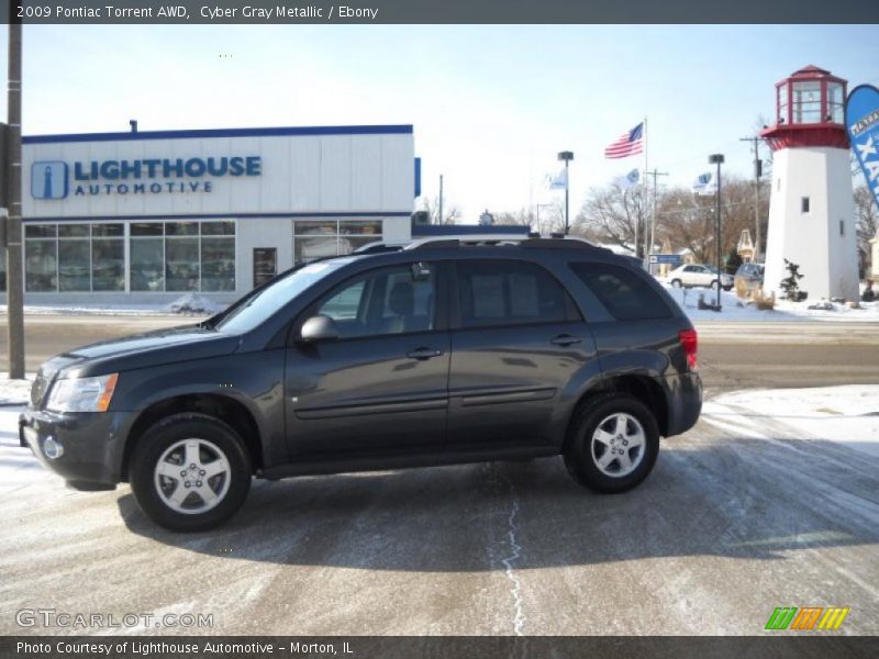 Cyber Gray Metallic / Ebony 2009 Pontiac Torrent AWD