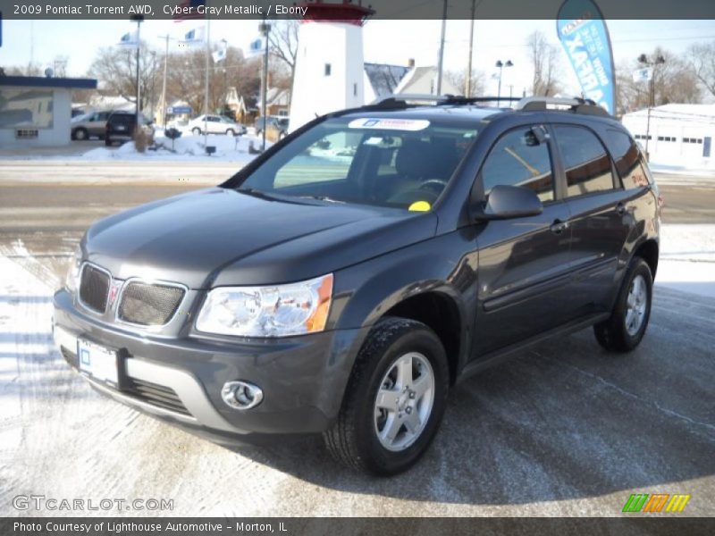 Cyber Gray Metallic / Ebony 2009 Pontiac Torrent AWD