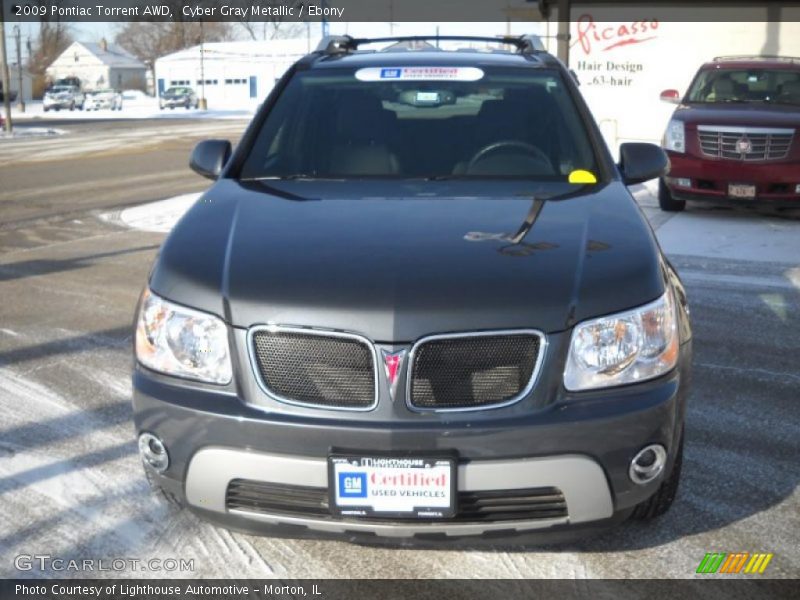 Cyber Gray Metallic / Ebony 2009 Pontiac Torrent AWD