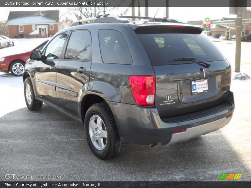 Cyber Gray Metallic / Ebony 2009 Pontiac Torrent AWD