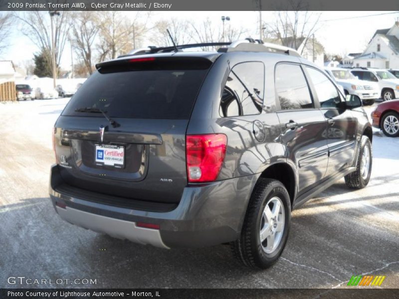 Cyber Gray Metallic / Ebony 2009 Pontiac Torrent AWD