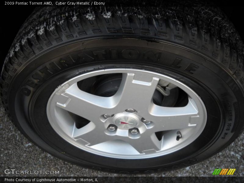 Cyber Gray Metallic / Ebony 2009 Pontiac Torrent AWD