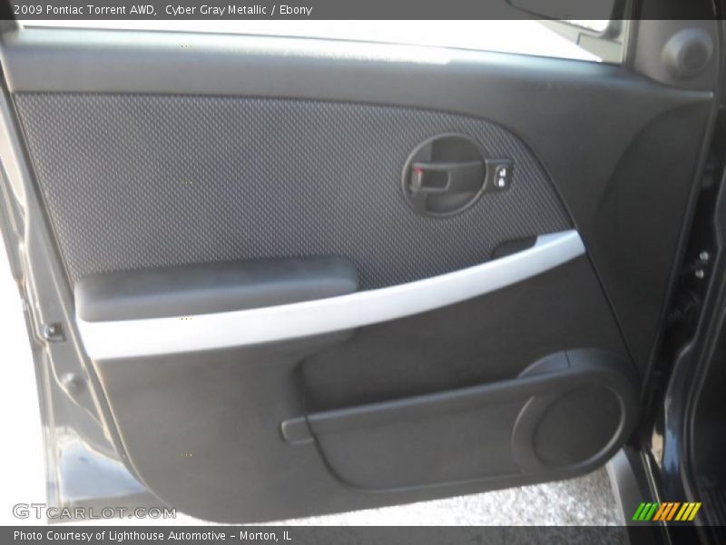 Cyber Gray Metallic / Ebony 2009 Pontiac Torrent AWD