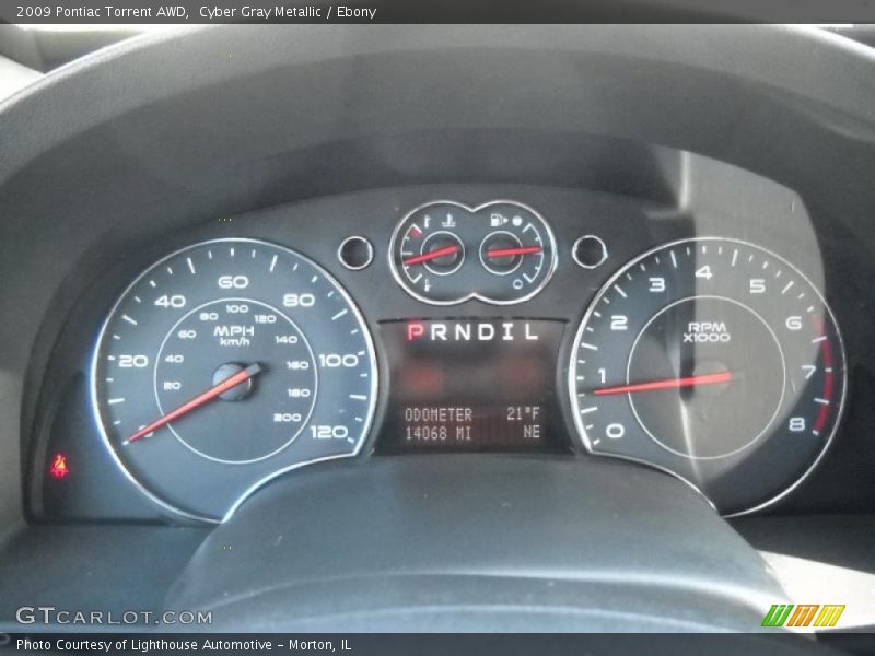 Cyber Gray Metallic / Ebony 2009 Pontiac Torrent AWD