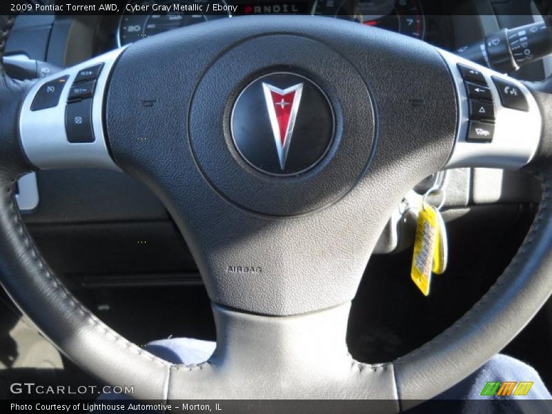 Cyber Gray Metallic / Ebony 2009 Pontiac Torrent AWD