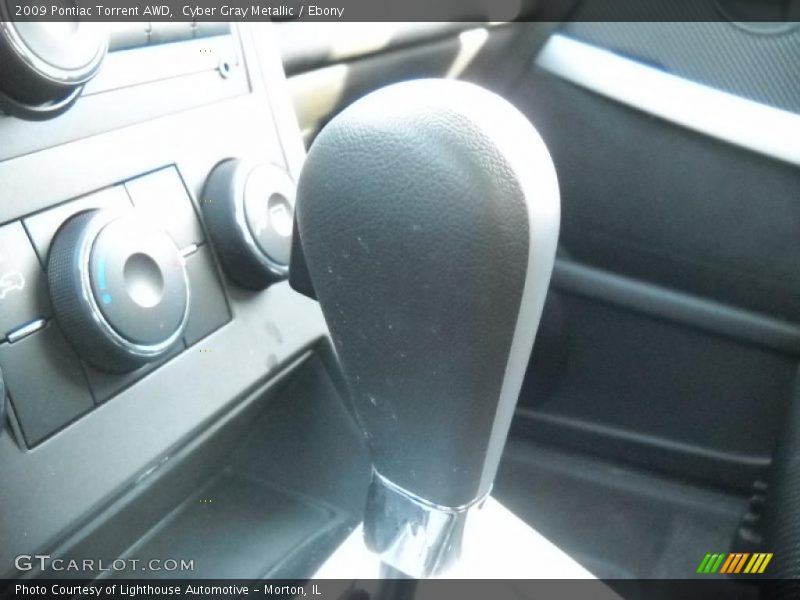Cyber Gray Metallic / Ebony 2009 Pontiac Torrent AWD
