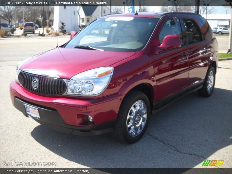 Cardinal Red Metallic / Neutral 2007 Buick Rendezvous CXL