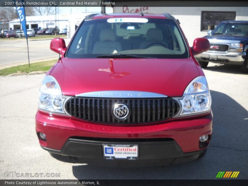 Cardinal Red Metallic / Neutral 2007 Buick Rendezvous CXL